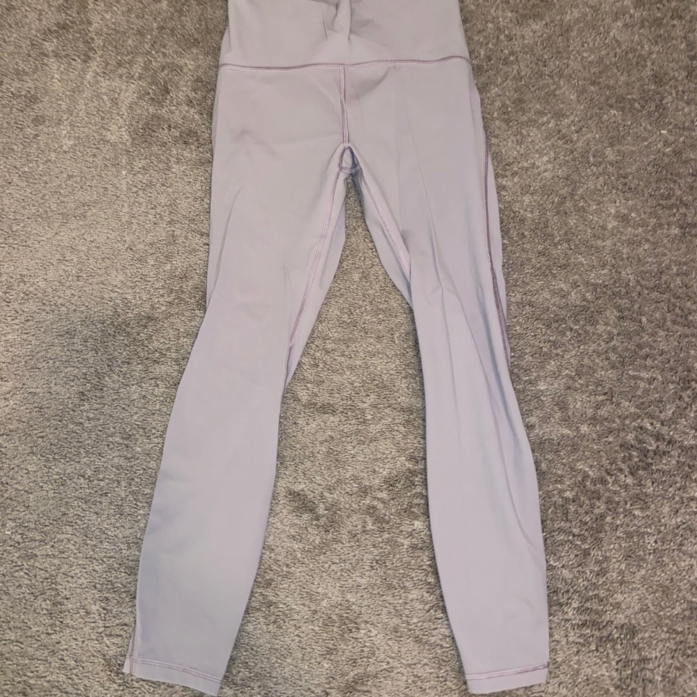light purple size 6 25” lulu lemon leggings
